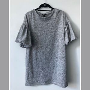 Puffy Sleeve Shirt Dress